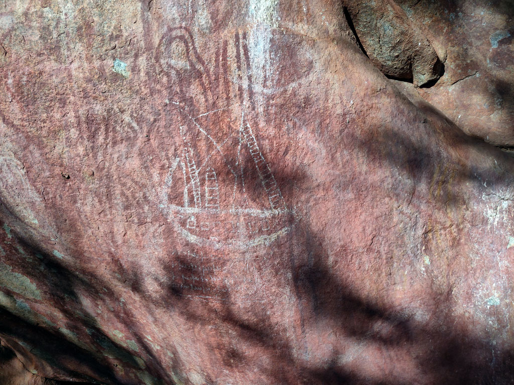 Aboriginal art and bogus ship