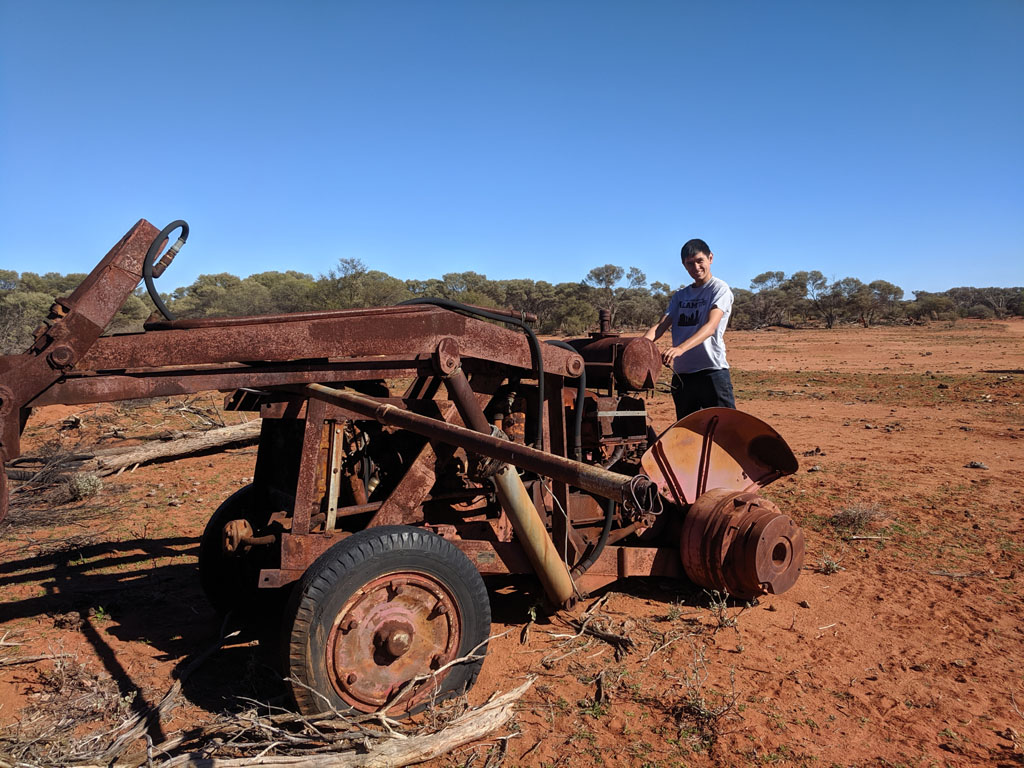 Old tractor at Ranford Bore
