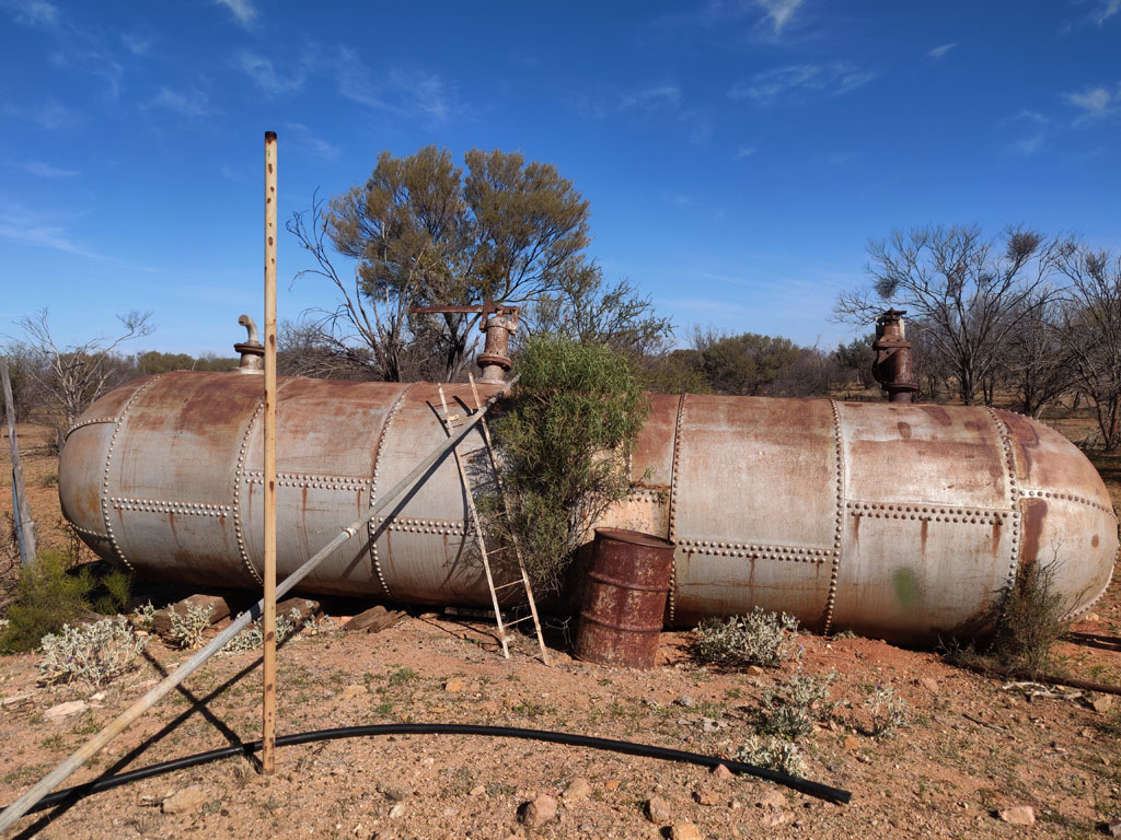 Old tank - pressure vessel