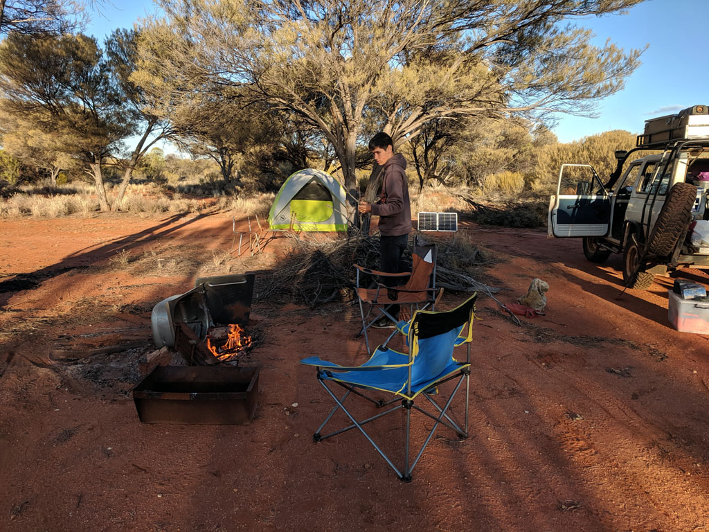 Camp at Thelma's Tank