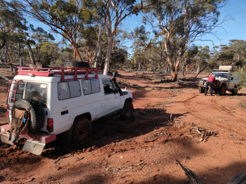 Troopie stuck