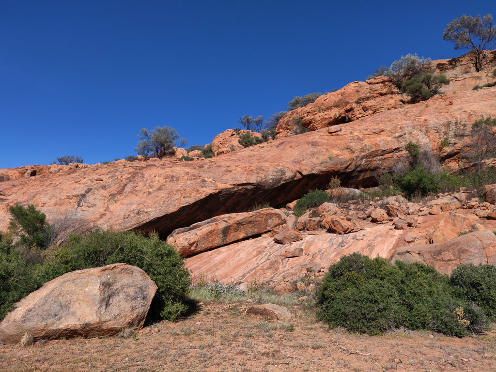 North East face of Woolgerong Rock