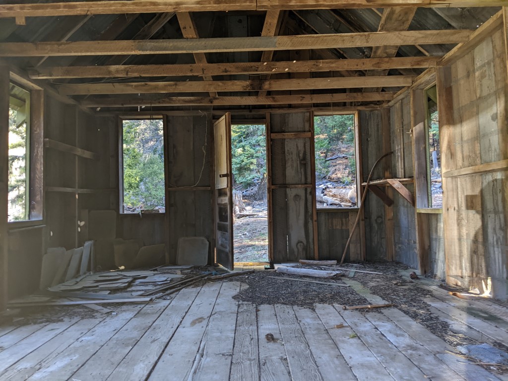 White Rock inside the cabin